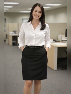 NWOT Banana Republic Black Skirt Size 6